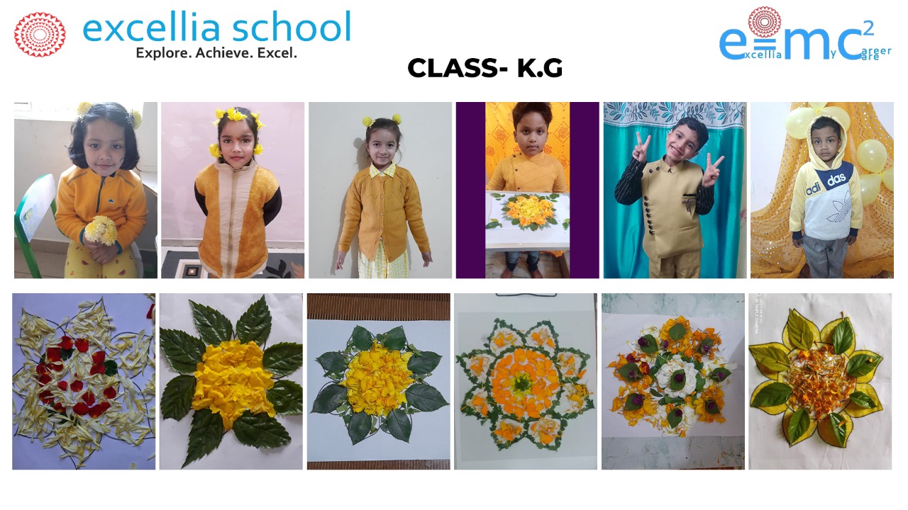 Saraswati Pujan At Excellia School Childrens 2022
