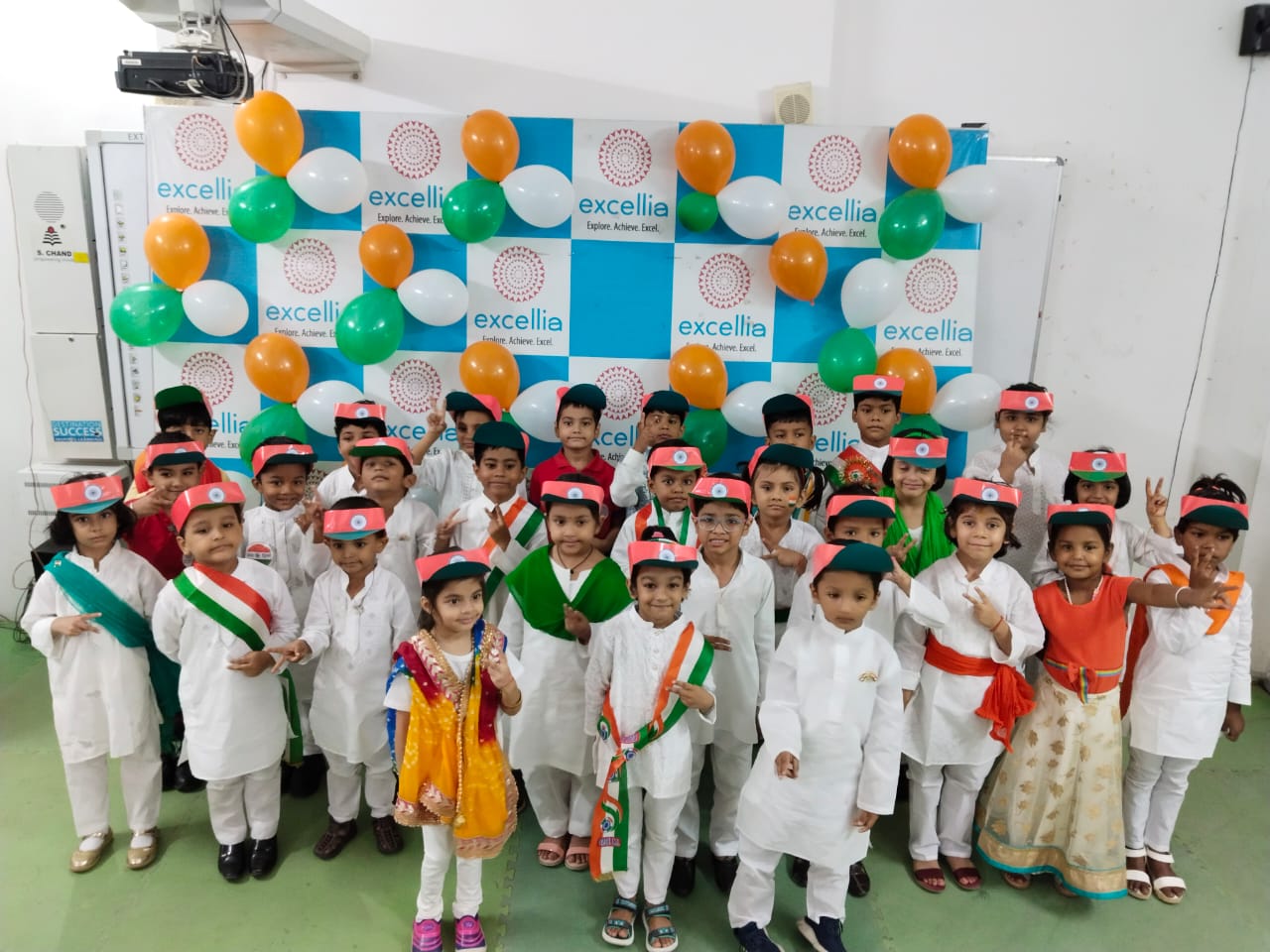 Pre-Primary Independence Day Activity At Excellia School 2022