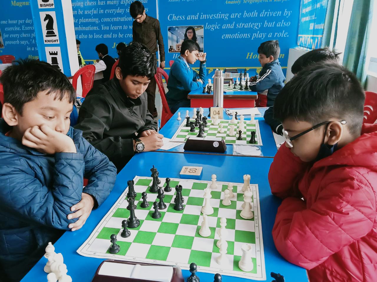 District Chess Tournament At Excellia School