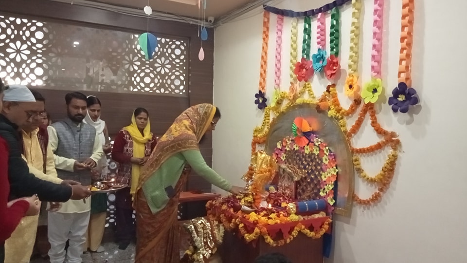 SEEKING THE BLESSINGS ON BASANT PANCHAMI 2023